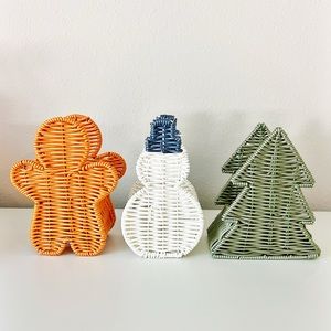 Set of 3 Target Holiday Baskets